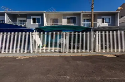 Casa em condomínio fechado com 3 quartos à venda na rua laudelino ferreira lopes, 160, novo mundo, curitiba, 100 m2 por r$ 649.000