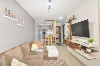 Casa em condomínio fechado com 3 quartos à venda na rua francisco da conceição machado, 1526, gralha azul, fazenda rio grande, 78 m2 por r$ 315.000