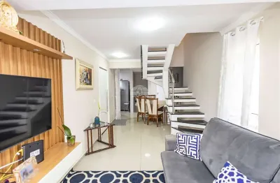 Casa em condomínio fechado com 2 quartos à venda na rua valentin harkot, 160, campina do siqueira, curitiba, 162 m2 por r$ 742.000