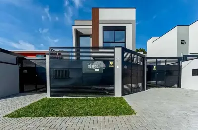 Casa em condomínio fechado com 3 quartos à venda na rua elizabeth jane brown, 25, uberaba, curitiba, 116 m2 por r$ 699.000
