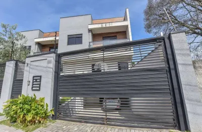 Casa com 3 quartos à venda na rua antônio portela, 231, orleans, curitiba, 149 m2 por r$ 820.000