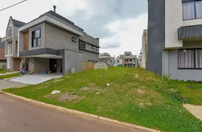 Terreno em condomínio fechado à venda na rua irma schreiner maran, 503, santa cândida, curitiba, 142 m2 por r$ 350.000