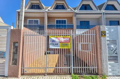 Casa com 3 quartos à venda na rua mário gasparin, 271, sítio cercado, curitiba, 105 m2 por r$ 485.000