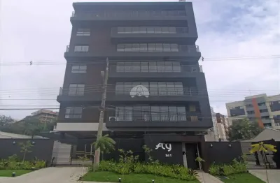 Loft com 1 quarto para alugar na rua vitória, 341, cabral, curitiba, 45 m2 por r$ 2.600