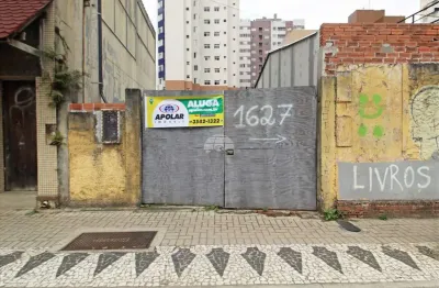 Terreno comercial para alugar na avenida república argentina, 1627, água verde, curitiba, 450 m2 por r$ 5.000