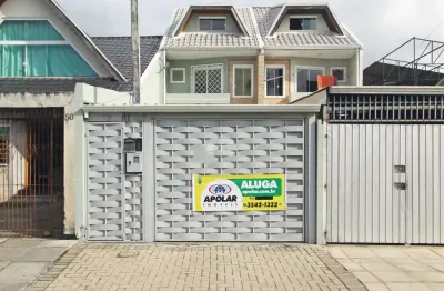 Casa com 2 quartos para alugar na rua antônio schwartz, 72, sítio cercado, curitiba, 72 m2 por r$ 2.700