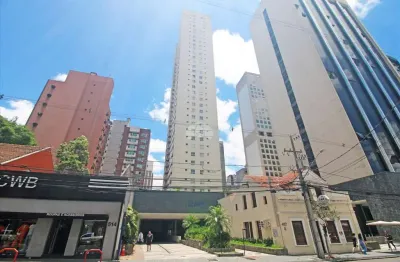 Apartamento com 1 quarto para alugar na rua emiliano perneta, 500, centro, curitiba, 36 m2 por r$ 2.900