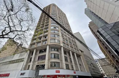Sala comercial para alugar na avenida luiz xavier, 68, centro, curitiba, 31 m2 por r$ 1.000