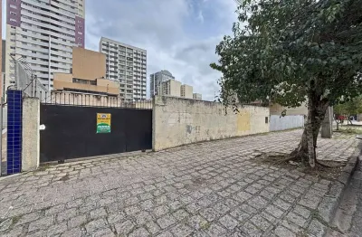 Terreno comercial para alugar na rua santa catarina, 36, água verde, curitiba, 378 m2 por r$ 6.000