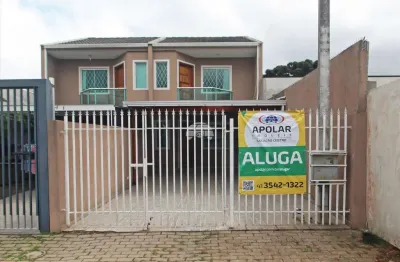 Casa com 2 quartos para alugar na rua wilson bóia, 324, ganchinho, curitiba, 67 m2 por r$ 1.700