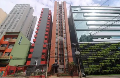 Apartamento com 1 quarto para alugar na rua alferes poli, 266, centro, curitiba, 31 m2 por r$ 1.350