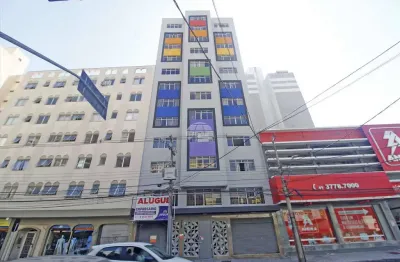 Apartamento com 1 quarto para alugar na rua tibagi, 779, centro, curitiba, 33 m2 por r$ 1.150