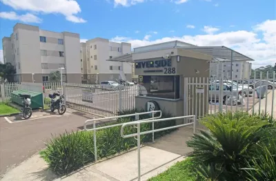 Apartamento com 2 quartos para alugar na travessa schultz, 288, cachoeira, almirante tamandaré, 42 m2 por r$ 1.050