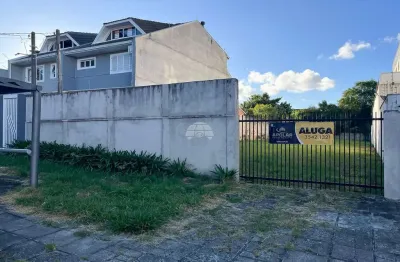 Terreno comercial para alugar na rua paraguai, 377, bacacheri, curitiba, 773 m2 por r$ 4.200