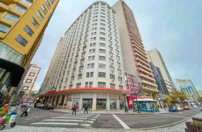 Sala comercial para alugar na avenida luiz xavier, 68, centro, curitiba, 32 m2 por r$ 1.400
