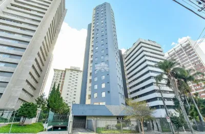 Apartamento com 2 quartos para alugar na rua martim afonso, 1168, mercês, curitiba, 52 m2 por r$ 2.800