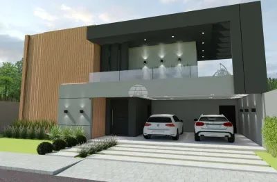 Casa em condomínio fechado com 3 quartos à venda na rua marta s. dering, 475, vila ferrari, campo largo, 212 m2 por r$ 1.950.000