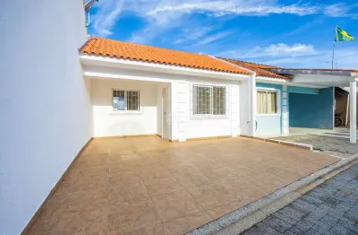 Casa em condomínio fechado com 2 quartos à venda na rua paulo bianco, 30, botiatuva, campo largo, 51 m2 por r$ 250.000