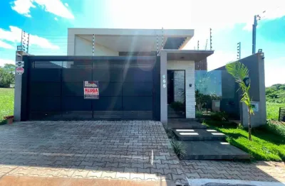 Casa para locação em ponta porã, residencial do vale i, 3 dormitórios, 1 suíte, 1 banheiro