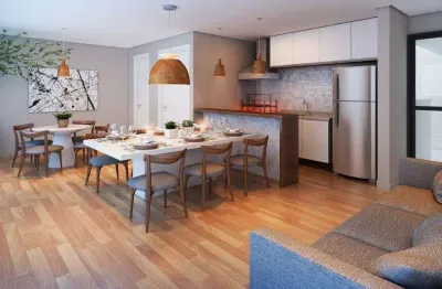 Apartamento à venda em cotia, jardim pioneira, com 2 quartos, com 47 m², mirante normandia