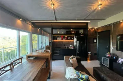 Apartamento à venda em santana de parnaíba,  alphaville, com 1 quarto, com 50 m²