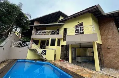 Casa com 4 dormitórios para alugar, 350 m² por r$ 9.498,00/mês - tarumã - santana de parnaíba/sp