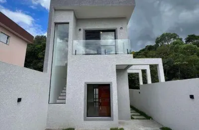 Casa à venda em santana de parnaíba, fazendinha, com 3 quartos, com 120 m², condomínio nova jaguari