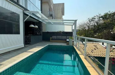 Casa à venda em santana de parnaíba, alphaville, com 3 quartos, com 368 m², new ville