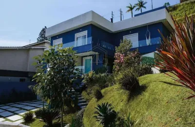 Casa à venda em santana de parnaíba,  alphaville, com 4 suítes, com 480 m², residencial valville 1