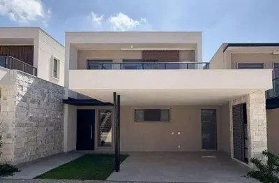 Casa à venda em barueri, tamboré, com 3 suítes, com 230 m², condomínio singular