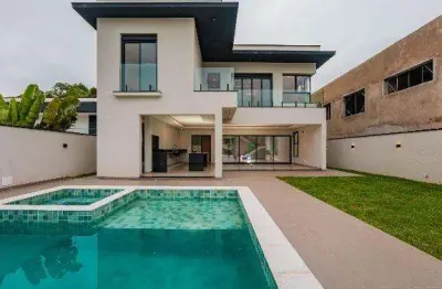 Casa à venda em santana de parnaíba, alphaville, com 4 suítes, com 430 m², itahyê