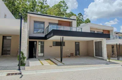Casa à venda em santana de parnaíba, centro, com 3 suítes, com 230 m², condomínio singular