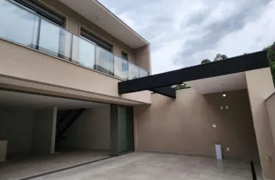Casa à venda em santana de parnaíba, centro, com 3 suítes, com 230 m²,  condomínio singular