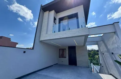 Casa à venda em santana de parnaíba, villas do jaguari, com 3 suítes, com 235 m², lumina residence