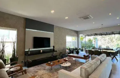 Casa à venda em santana de parnaíba,  alphaville, com 4 suítes, com 410 m², gênesis 2