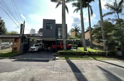 Casa à venda em jandira, nova higienópolis, com 3 suítes, com 460 m², nova higienópolis