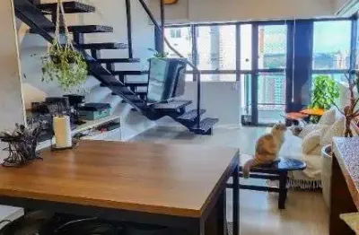 Apartamento duplex com 1 dormitório para alugar, 57 m² por r$ 5.500 pacote/mês - bethaville i - barueri/sp
