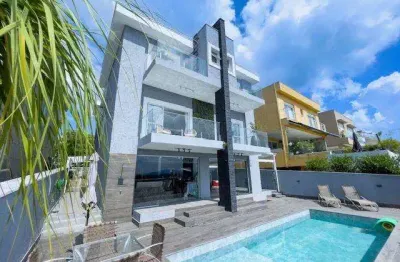 Casa à venda em santana de parnaíba, alphaville, com 4 suítes, com 480 m², gênesis 1