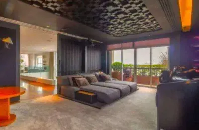 Cobertura à venda em são paulo, campo belo, com 4 suítes, com 531 m², condomínio edificio camarotte