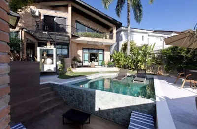 Casa à venda em santana de parnaíba, alphaville, com 4 suítes, com 490 m², residencial onze