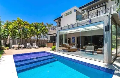 Casa para alugar em santana de parnaíba,  alphaville, com 4 suítes, com 420 m², 18 do forte