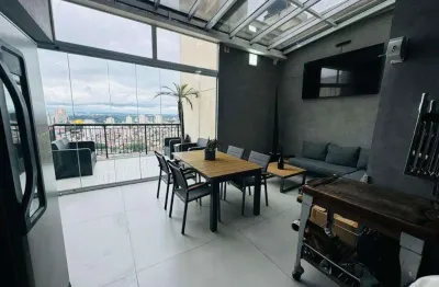 Cobertura à venda em barueri, jardim tupanci, com 2 suítes, com 160 m²