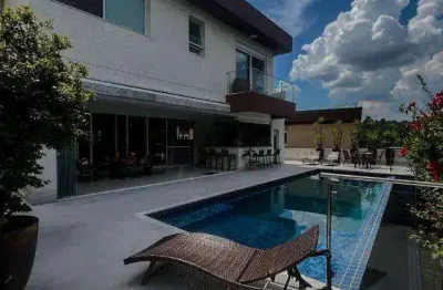 Casa à venda em santana de parnaíba, alphaville, com 5 suítes, com 493 m², genesis 1