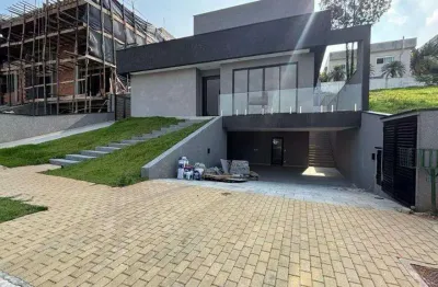 Casa à venda em santana de parnaíba, alphaville, com 4 suítes, com 275 m², residencial burle marx