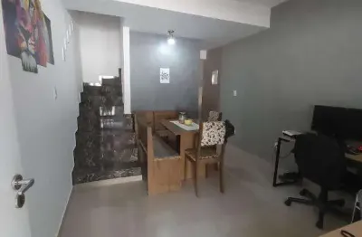 Sobrado à venda em jandira, jardim são joão, com 2 quartos, com 90 m², residencial pitangueiras