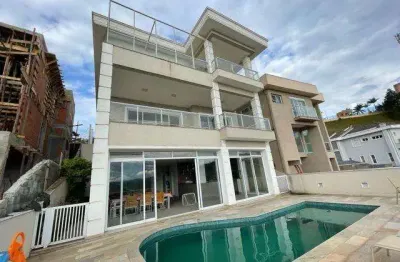 Sobrado à venda em santana de parnaíba, alphaville, com 4 suítes, com 425 m²