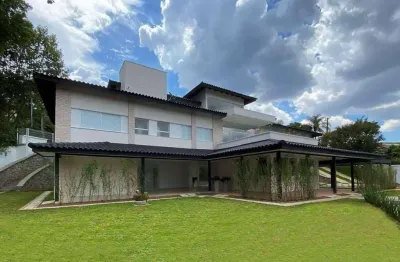 Sobrado à venda em cotia, granja viana ii, com 5 suítes, com 735 m², condomínio granja viana 2