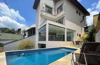 Sobrado à venda em cotia, horizontal park, com 3 suítes, com 450 m², condomínio horizontal park