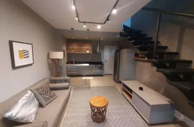 Apartamento duplex à venda em barueri, bethaville, com 1 quarto, com 50 m², selenita residence