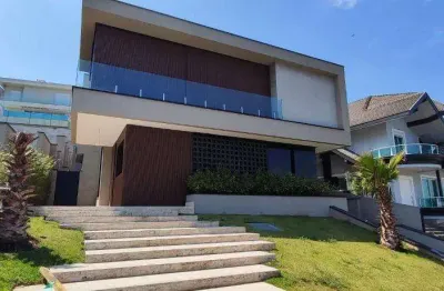 Casa à venda em santana de parnaíba, tamboré 10, com 4 suítes, com 586 m², condomínio tamboré dez